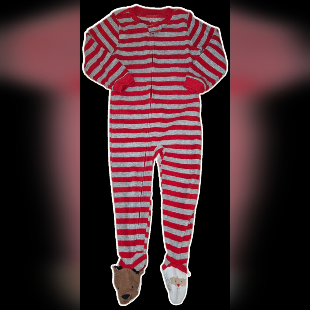 4T Christmas Footie Pajamas